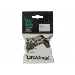 Brother M-K221B ruban d'étiquette Noir sur blanc