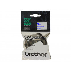 Brother M-K223B ruban d'étiquette Bleu sur blanc