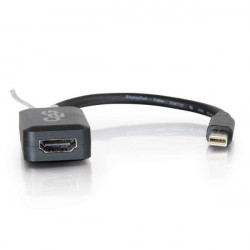 C2G 0.2m Mini DisplayPort M / HDMI F 0,2 m Noir