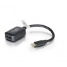 C2G 0.2m Mini DisplayPort M / HDMI F 0,2 m Noir