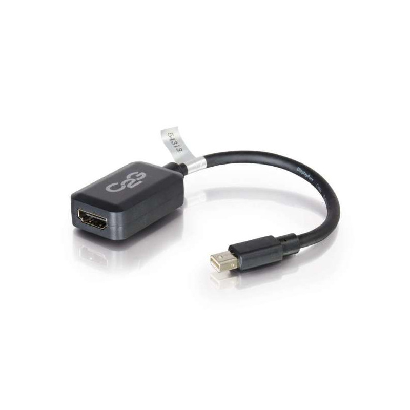 C2G 0.2m Mini DisplayPort M / HDMI F 0,2 m Noir
