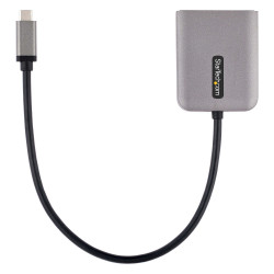 StarTech.com Hub USB-C MST à 2 ports - Adaptateur Multi-Moniteur USB Type-C vers 2x DisplayPort pour Ordinateur Portable - Dua