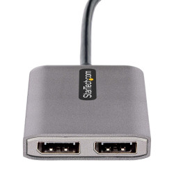 StarTech.com Hub USB-C MST à 2 ports - Adaptateur Multi-Moniteur USB Type-C vers 2x DisplayPort pour Ordinateur Portable - Dua