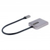 StarTech.com Hub USB-C MST à 2 ports - Adaptateur Multi-Moniteur USB Type-C vers 2x DisplayPort pour Ordinateur Portable - Dua