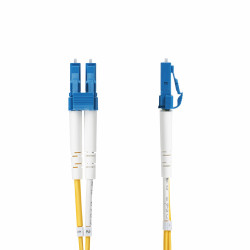 StarTech.com 40m (131ft) LC to LC (UPC) OS2 Single Mode Duplex Fiber Optic Cable, 9/125µm, 100G, Bend Insensitive, Low Inserti
