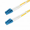 StarTech.com 40m (131ft) LC to LC (UPC) OS2 Single Mode Duplex Fiber Optic Cable, 9/125µm, 100G, Bend Insensitive, Low Inserti