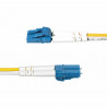 StarTech.com 40m (131ft) LC to LC (UPC) OS2 Single Mode Duplex Fiber Optic Cable, 9/125µm, 100G, Bend Insensitive, Low Inserti