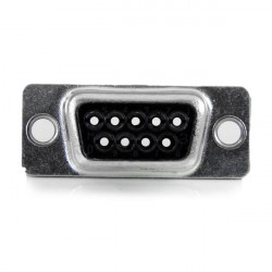 StarTech.com Adapteur Modulaire DB9 Mâle vers RJ45 Femelle Noir - DB9 à RJ45 M/F