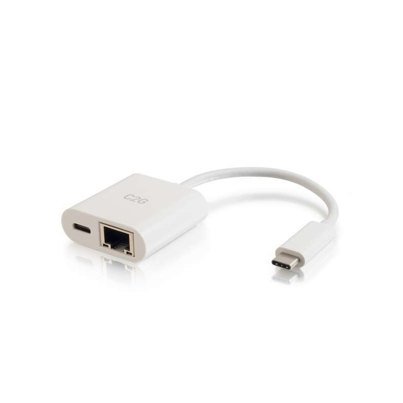 C2G 82407 station d'accueil USB 3.2 Gen 1 (3.1 Gen 1) Type-C Blanc