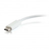 C2G 82407 station d'accueil USB 3.2 Gen 1 (3.1 Gen 1) Type-C Blanc