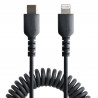 StarTech.com Câble USB-C vers Lightning de 50cm - Adaptateur USB C vers Lightning Noir Certifié Mfi, Gaine Durable en TPE - C