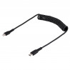StarTech.com Câble USB-C vers Lightning de 50cm - Adaptateur USB C vers Lightning Noir Certifié Mfi, Gaine Durable en TPE - C