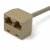 StarTech.com Câble répartiteur RJ45 2 vers 1 - Câble adaptateur Ethernet - 1x RJ45 (M) 2x RJ45 (F)