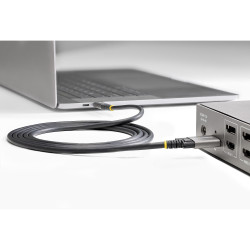 StarTech.com Câble USB C 10Gbps 50cm à Verouillage par Vis Latérale - Câble USB 3.1/3.2 Gen 2 Type-C - 100W/5A Power Delive
