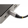 StarTech.com Câble USB C 10Gbps 50cm à Verouillage par Vis Supérieure - Câble USB 3.2 Gen 2 Type-C - 100W/5A Power Delivery
