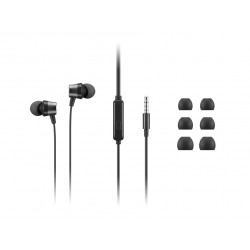 Lenovo 4XD1J77352 écouteur/casque Avec fil Ecouteurs Bureau/Centre d'appels Noir
