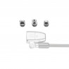 Kensington K68001WW accessoire de câble de verrouillage Ancre Acier inoxydable 3 pièce(s)