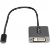 StarTech.com Adaptateur USB C vers DVI - Adaptateur Dongle USB-C vers DVI-D 1920x1200p - USB Type C vers Écrans/Affichages DVI