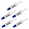StarTech.com Pâte Thermique PC - Graisse Thermique pour Processeur, Lot de 5 Seringues Refermable (1,5g/Chacune) - Pâte Therm