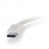 C2G Convertisseur Adaptateur USB-C Vers Vidéo DVI-D - Blanc