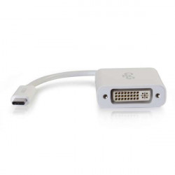 C2G Convertisseur Adaptateur USB-C Vers Vidéo DVI-D - Blanc
