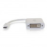 C2G Convertisseur Adaptateur USB-C Vers Vidéo DVI-D - Blanc